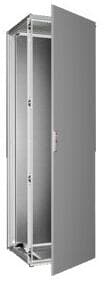 Rittal VX 8606.000 Anreih-Schranksystem, BHT: 600x2000x600 mm, Stahlblech, mit Montageplatte, eintürig an Frontseite