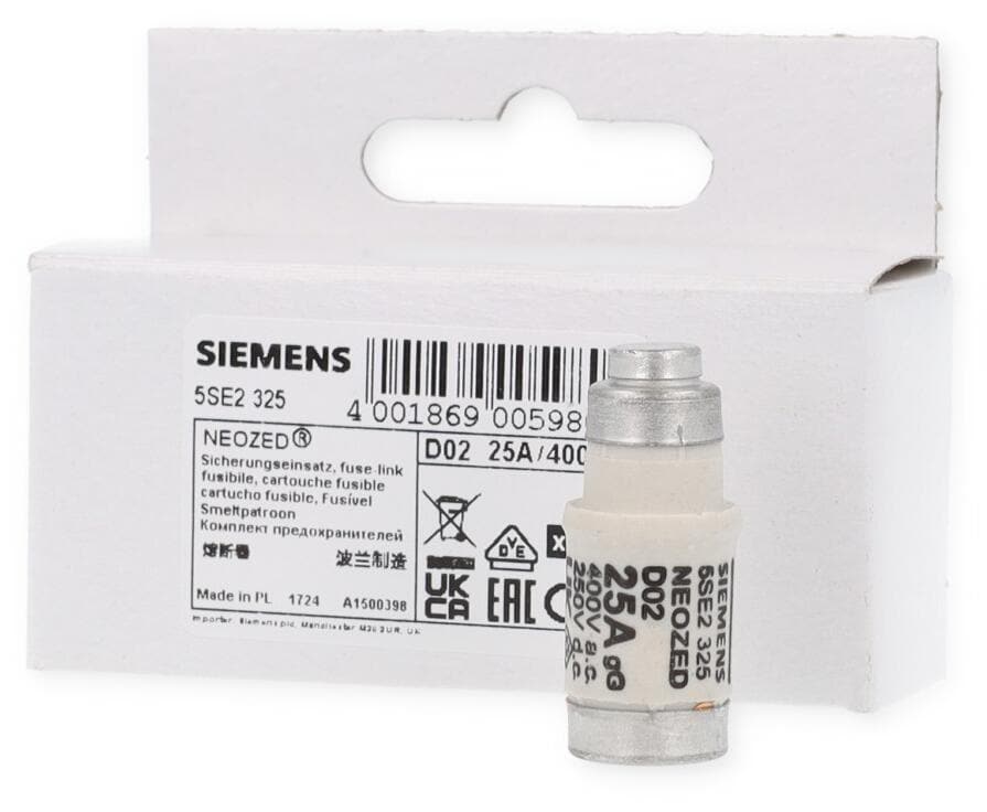 SIEMENS NEOZED Sicherungseinsatz 6A - 10 Stück Set 400V GL/gG