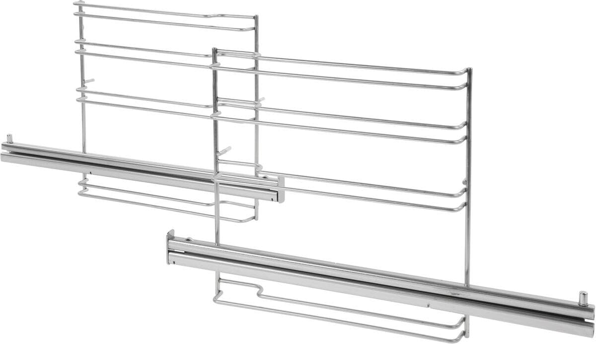 Bosch Siemens 00579480 Vollauszug 1-fach, Paar (links und rechts), für pyrolyse (Plasmabeschichtet), für 60cm Geräte, Max. 15 kg