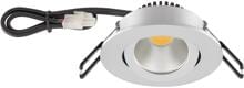 EVN PC20-Serie LED Deckeneinbau, rund, schwenkbar, IP20, 350mA, 6W, 3000K, 620lm, chrom matt (PC20061502)