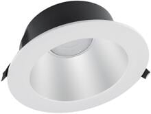 LEDVANCE Downlight UGR19, IP54, nicht dimmbar, blendarm, Aluminium, weiß