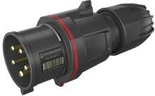 Walther Walther CEE NEO Stecker Classic, 32A, 5P, 6h, IP54, mit Käfigzugfeder-Technik, schwarz (FW231506CC)