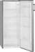 Bomann VS 7316.1 IX Vollraumkühlschrank, 55 cm breit, 242 Liter, Abtauteilautomatik, LED Innenraumbeleuchtung, Stufenlose Temperaturregelung, Edelstahloptik
