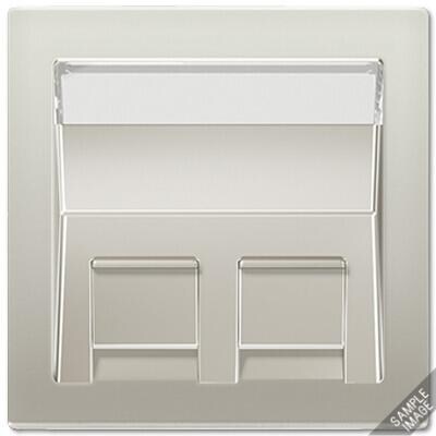 Jung AL569-30BFPLANL Abdeckung fuer Modular Jacks, anthrazit (lackiert)