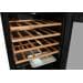 Exquisit WS1-24-GTE-030G Stand Weinkühlschrank, 48 cm breit, 24 Standardweinflaschen, Isolierglastür, Temperatureinstellung, schwarz