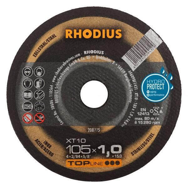 Rhodius XT 70 Trennscheiben 125x1,0x22,23 Extradünn Edelstahl/Stahl (207437)