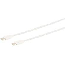 S-Conn USB Lade-Sync Kabel USB-C/USB-C, weiß, 1m (14-12051)