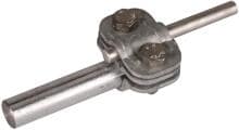 Dehn UTK 7.10 16 S ZP STTZN UNI-Trennklemme mit Zwischenplatte für Rd 16/7-10mm, St/tZn (459000)