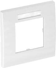 OBO Bettermann AR45-BF1 RW Abdeckrahmen, 1-fach, 84x84mm, Kunststoff, reinweiß (6119332)