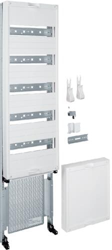 Hager ZU37VT5APZ2 Verteilerfeld, univers Z, Höhe 1050mm, 5-reihig, 1-feldig, mit APZ unten