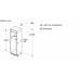 Bosch KIN96NSE0 Einbau Kühl-/Gefrierkombination, Nischenhöhe: 195cm, 290L, Schleppscharnier, NoFrost, Super Cooling, LED-Beleuchtung