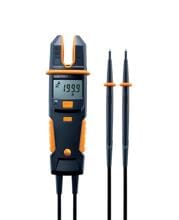 Testo 755-1 Strom-Spannungsprüfer, Messgrößenerkennung, Messstellenbeleuchtung, schwarz (0590 7551)