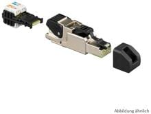 Rutenbeck US-Cat.6A iso A, Cat.6A iso-Universalstecker, RJ45, geschirmt, feldkonfektionierbar, ohne Spezialwerkzeuge, Farbcode T568A gemäß TIA/EIA-568-B.2 (13900321)