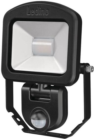 Ledino Charlottenburg 10BWI LED-Strahler mit Sensor, 10W, 3000K, schwarz (11120103006022)