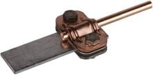 Dehn ZMTK 8.10 FL30 CU STTZN Zweimetall UNI-Trennklemme, Cu-St/tZn, für rund 8-10mm, flach 30mm (460557)