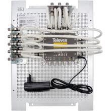 Televes MP-MS58NCQ Montageplatte mit Multischalter, 5in8 (714463)