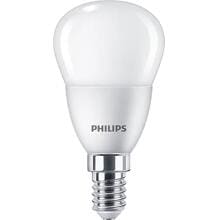 Philips Classic LED Lampe in Tropfenform, 6er Pack, E14, 4,9W, 470lm, 2700K, satiniert (929003546596)