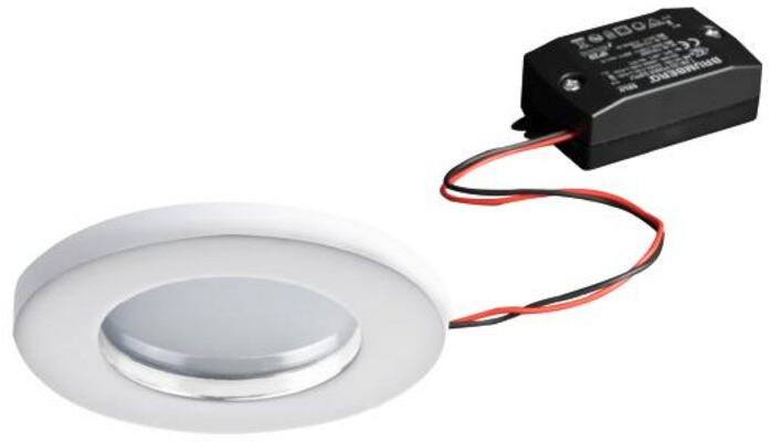 Brumberg LED-Einbaudownlightset IP65 schaltbar, 6W, 540lm, 3000K, weiß (38149073)