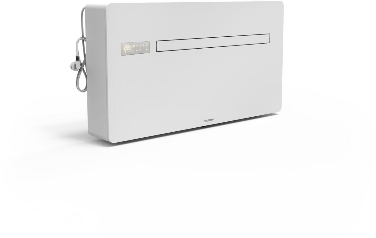Etherma ET-HP-FIRE+ICE2-5-W Luft-Luft-Wärmepumpe, Monoblock ohne Außeneinheit, Heizen 3.05kW, Kühlen 3.1kW, 230V, weiß (48001)