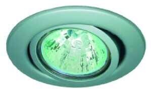 Protec.class PEL 03 ni. geb. NV-Einbaustrahler, 50W, GX5,3, nickel-gebürstet (05400352)