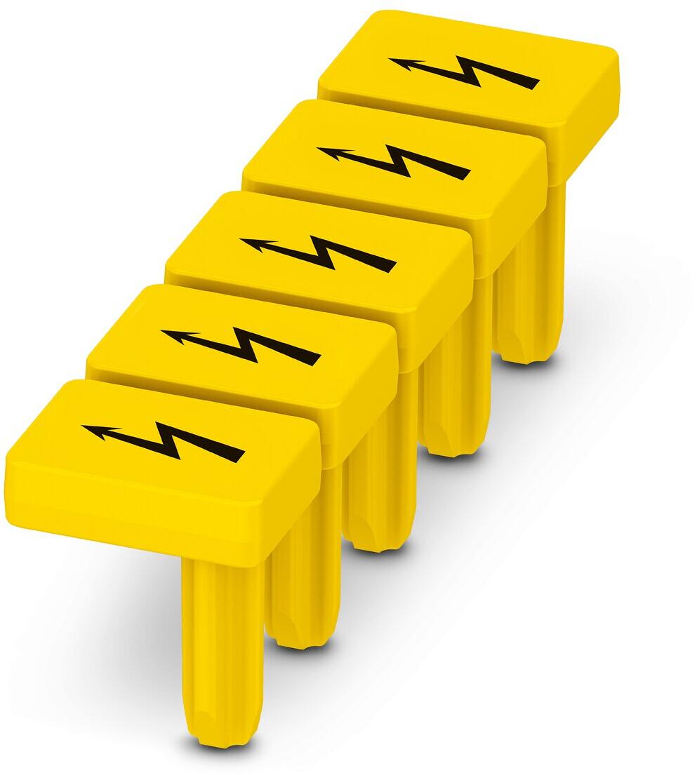 Phoenix Contact Warnschild - WS PT 2,5, gelb-schwarz (1029026)