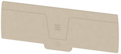 Weidmüller AEP AP22 Abschlussplatte, B=2,4mm, beige (2429040000)