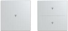 Busch-Jaeger Wippe für Keypad, future® linear, Plattform 63, Symbol Licht, alusilber 