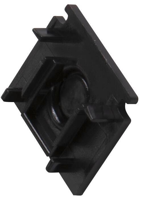 SLV 48V TRACK Endkappe für Aufbauschiene standard, schwarz (1006593)