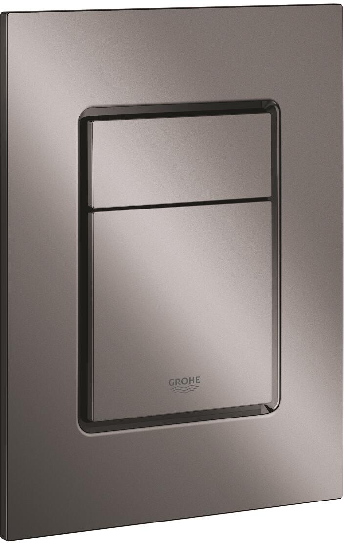 GROHE Skate Cosmopolitan S WC-Betätigung, 2-Mengen-und Start & Stopp-Betätigung, für kleinen Revisionsschacht, EcoJoy, hard graphite (37535A00)
