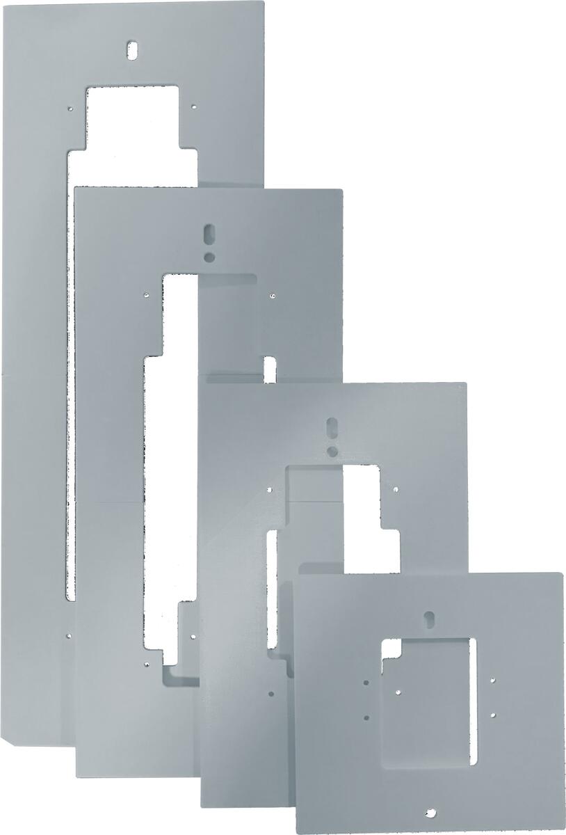 Comelit UT9141 Adapterplatte Ultra für Gehäuse, 1 Modul, 139x140x3 mm, silber