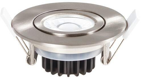 Ledxon EDOS Einbaustrahler Schwenkbar IP65, 9W, 730lm, 3000K, nickel gebürstet (7008111)