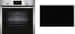Neff XB48PI Einbaubackofen-Set mit Glaskeramikkochfeld (T48BD00N0+B2CCG6AN0), EEK: A, 60cm breit, 71l, Pyrolyse, CircoTherm, Edelstahl
