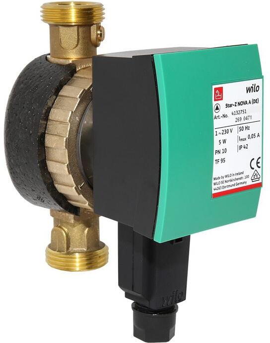Viessmann Vitoset Wilo Star Z NOVA A Trinkwasser-Zirkulationspumpe mit Wärmedämmung, PN10, IP42 (7439077)