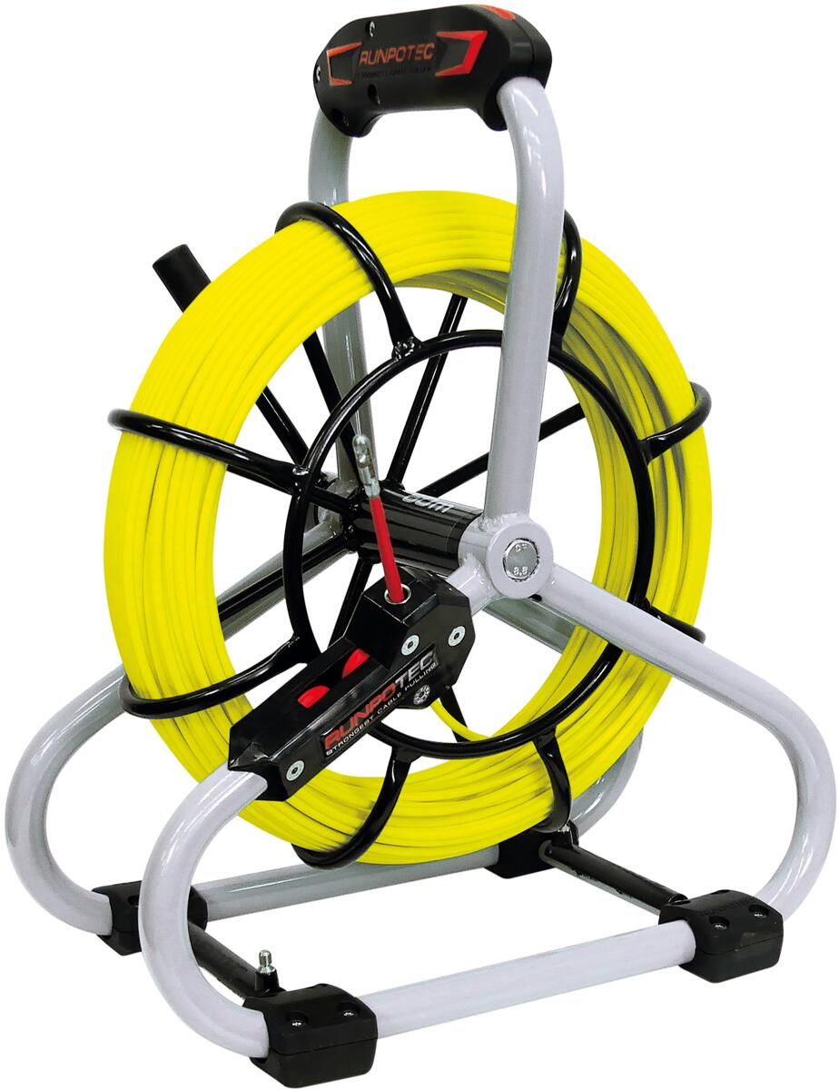 Runpotec Standard-Set Glasfaserstab Ø 4,5 mm mit Stahlhaspel, 50 m (10058)