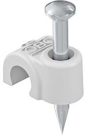 OBO Bettermann 2006/35GR ISO-Nagel Clips 6 mm (2227436), 35 mm, 100 Stck.