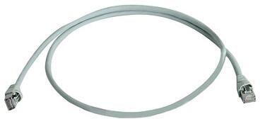 Telegärtner, MP8 FS500, Patchkabel, Cat 6a, ISO, 4m, grau (100008657)