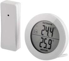 EMOS E0129 Thermometer, digital, drathlos, 80m Reichweite, weiß (2603119002)