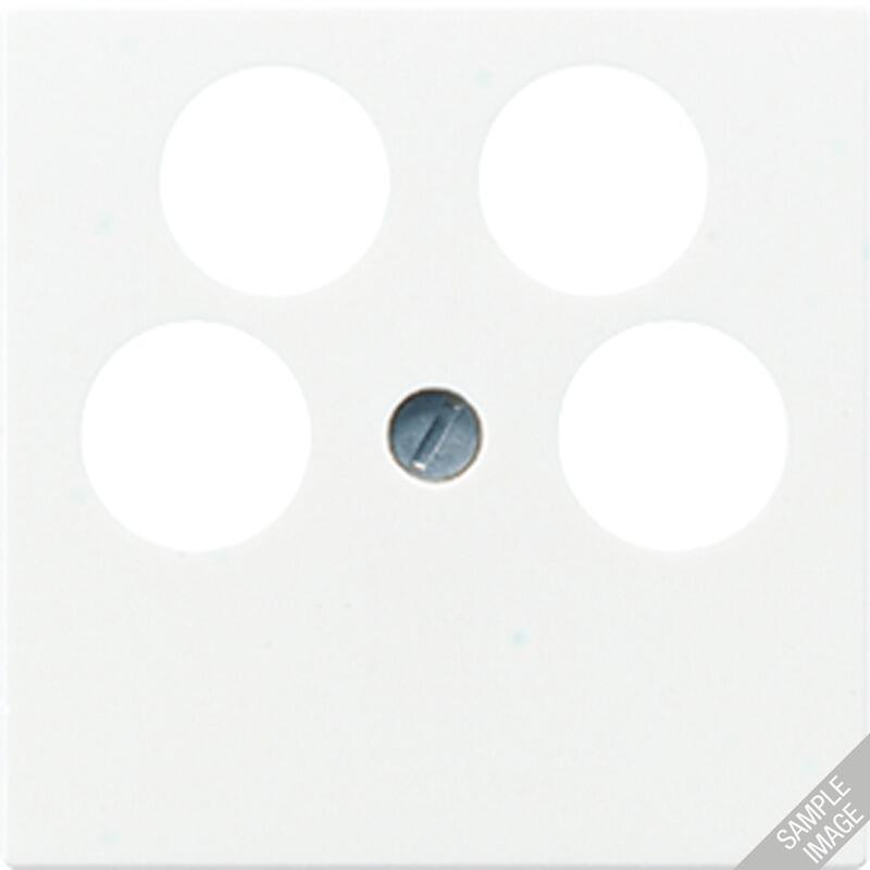 Abdeckung, mokka, A 500, A plus & A creation, Jung A561-4SAT2MO