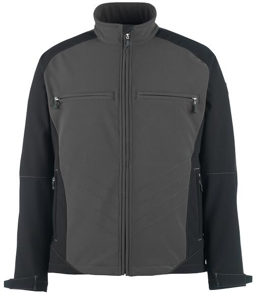 Mascot 12002-149-1809-XL Dresden Soft Shell Jacke, Gr. XL, dunkelanthrazit/schwarz