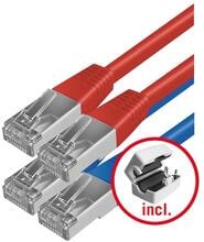 Esylux Kabelset RJ45 10m für Tunable White, 6x rot / 6x blau (EC10431975)