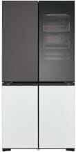 LG GMV960NNME Stand Side-by-Side Kombination, 91,4 cm breit, 617 L, Total No Frost, MoodUP, Instaview, Multi-Airflow, InstaView® Tür mit In-App Farbauswahl