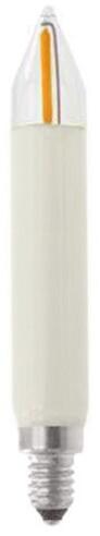 Scharnberger & Hasenbein LED-Schaftkerze, E10, 0,1-0,3W, IP20, 3300K, weiß (57668)