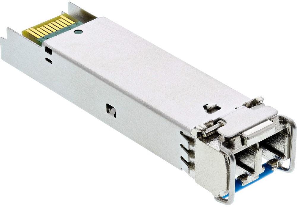 Inline SFP Modul 100Mb/s Singlemode 1310nm FX LC – Bis 10 Km Reichweite, Hot-Plug, MSA-kompatibel
