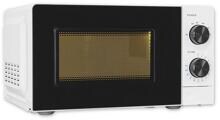 Exquisit MW950-070 Stand Mikrowelle, 44,5 cm breit, 20 L, 6 Leistungsstufen, Timer, weiß