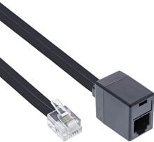 InLine Modular Verlängerung, RJ12 Stecker / Buchse