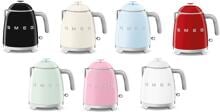 Smeg KLF05 50's Style Mini-Wasserkocher, 1400W, 0,8L
