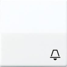 JUNG AS591KWW Wippe mit Symbol "Klingel", alpinweiß