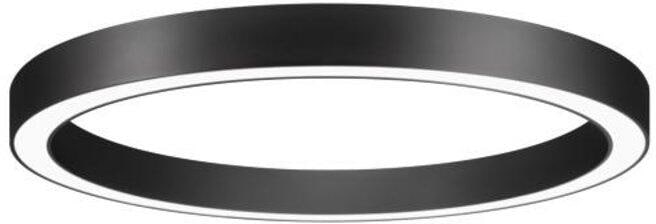 Brumberg BIRO CIRCLE LED-Anbau-Ringleuchte, D=1000mm, H=100mm, 65W, 7069lm, 4000K, direkt, schaltbar, Betriebsgerät, schwarz (13562184)