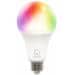 Deltaco Smarte LED Birne, passend für E27 Fassungen, dimmbar, Nennleistung 9W, RGB (SH-LE27RGB-3P)