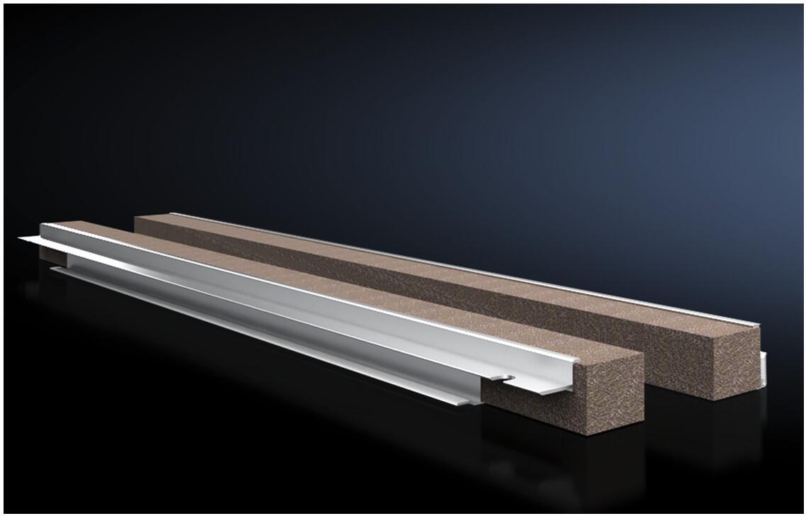Rittal VX 8618.813 Profil zur Kabeleinführung, hinten, für B: 1200 mm, 1 VE/Pack = 4 Stück